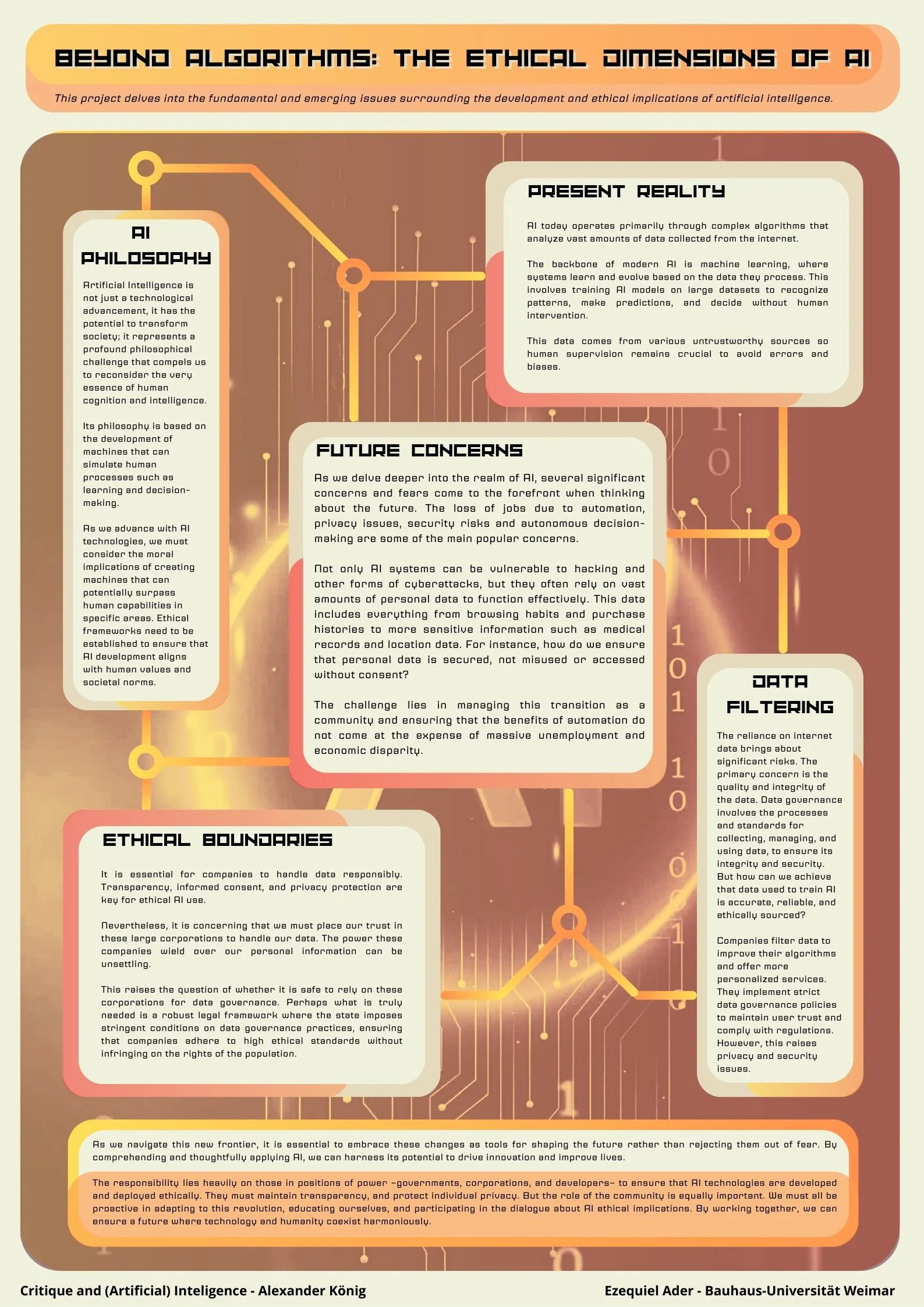 Póster: Beyond Algorithms – The ethical dimensions of AI